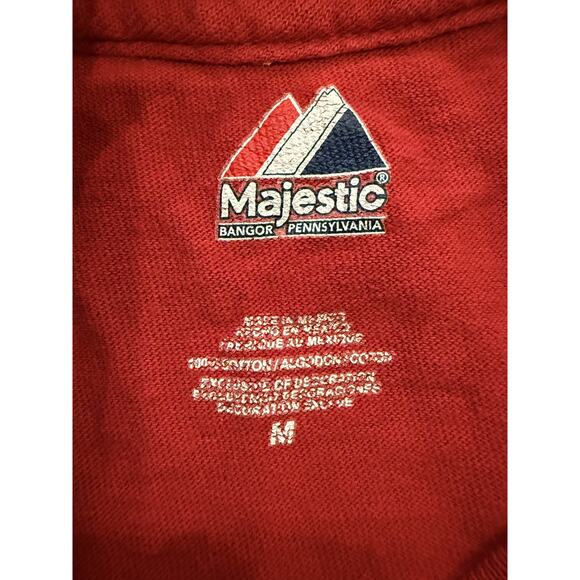 Majestic Mens Red MiLB Sacramento River Cats Short Sleeve T-Shirt Size M Medium - Picture 5 of 7